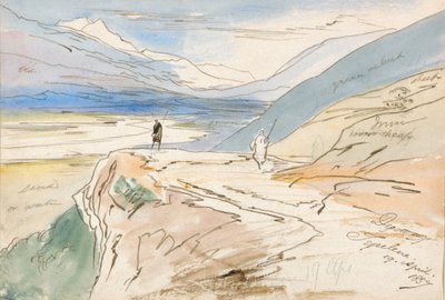 Tepelene, 19 Nisan 1857 by Edward Lear
